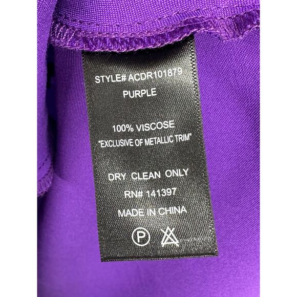 Astr‎ the Label Kathleen Dress Purple XS - Picture 14 of 14